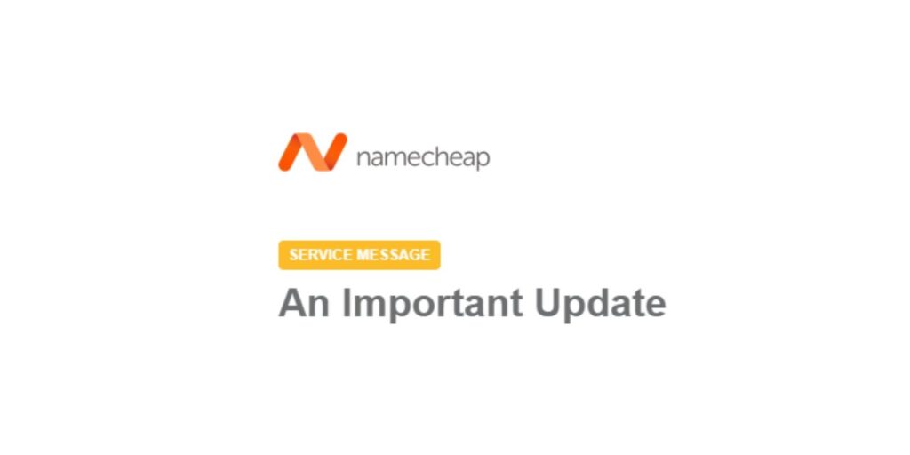 namecheap ceo message email