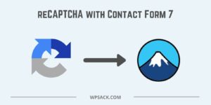 Integrate reCAPTCHA with Contact Form 7