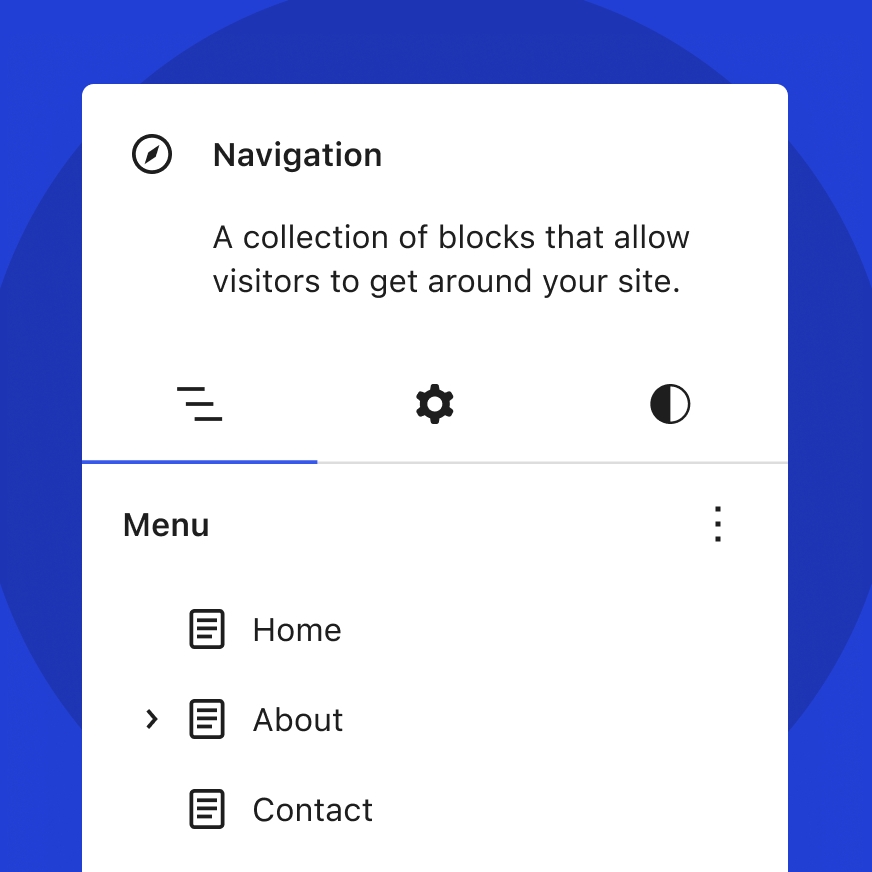A better Navigation block in WP 6.2