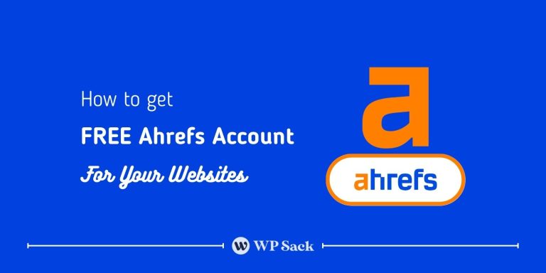 Get FREE Ahrefs account method
