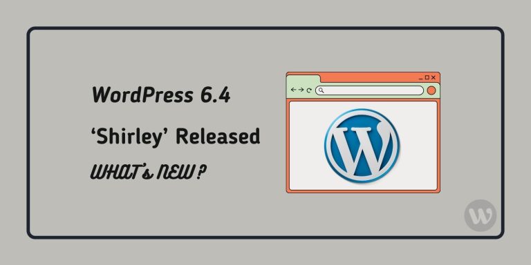 WordPress 6.4 Shirley released